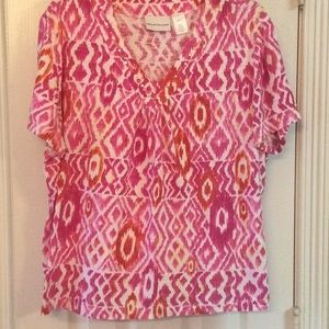 Alfred Dunner women’s size XL short sleeve top